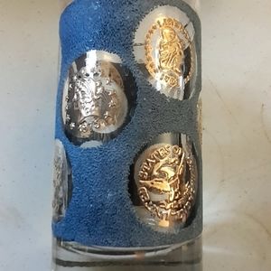 Libbey Gold Coin highball glasses Vintage